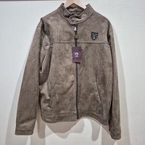 Faux Suede Jacket New Size XL